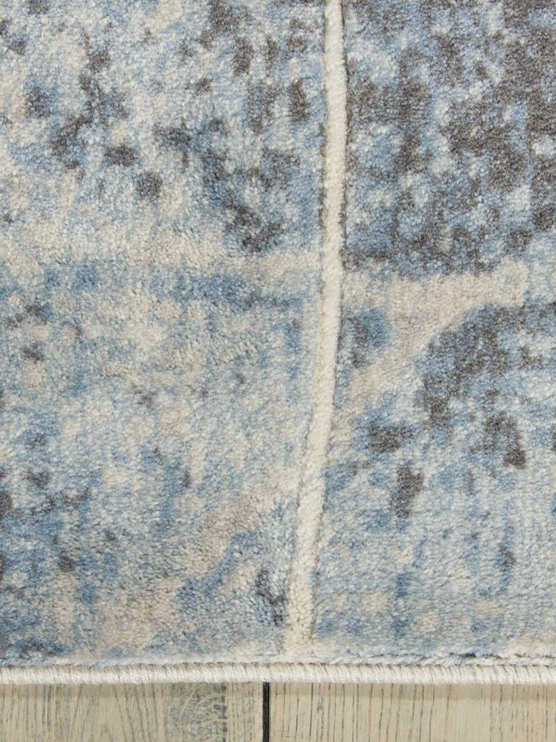 Somerset ST74 Silver/Blue 2' x 2'9" Rug