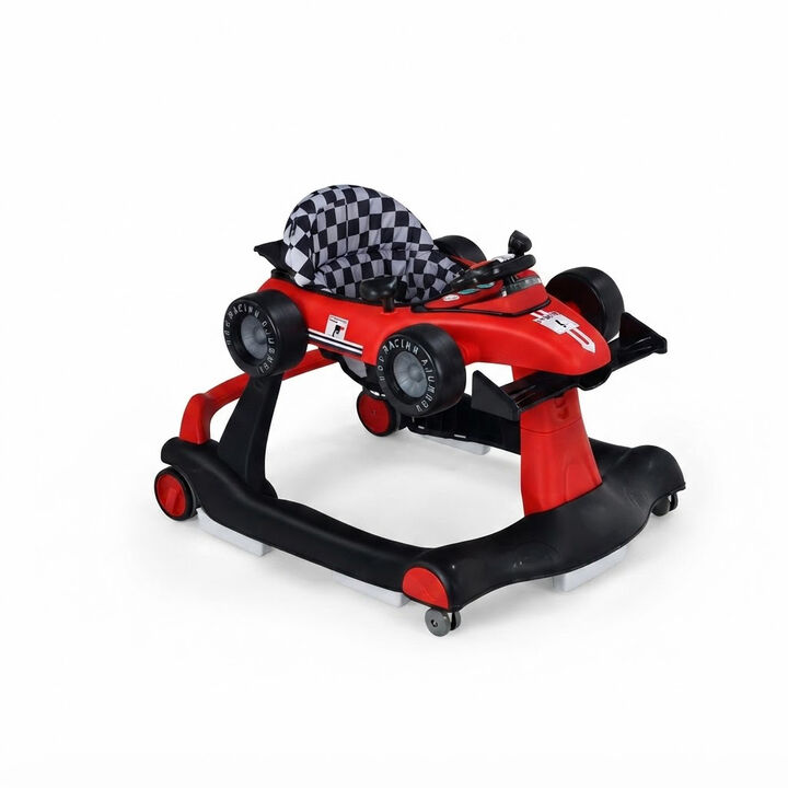 4-in-1 Foldable Activity Walker with Adjustable Height for Toddlers