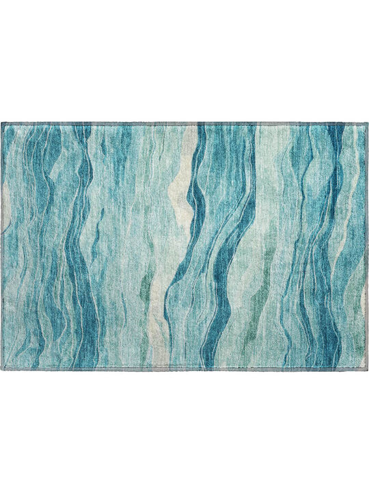 Pacifica PA6 Turquoise 20" x 30" Rug
