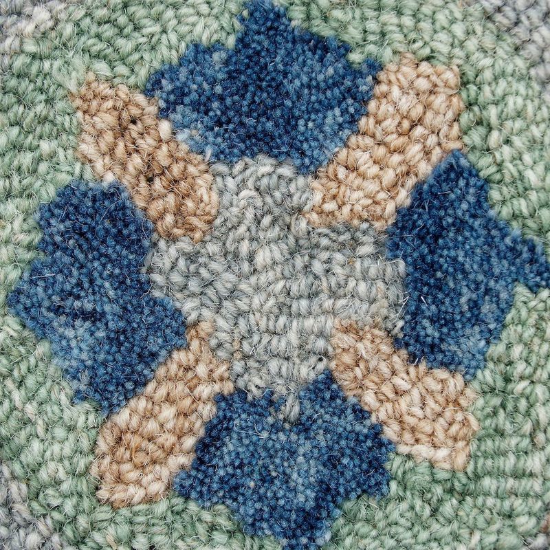 LR Home RugsA Wool Round Rug