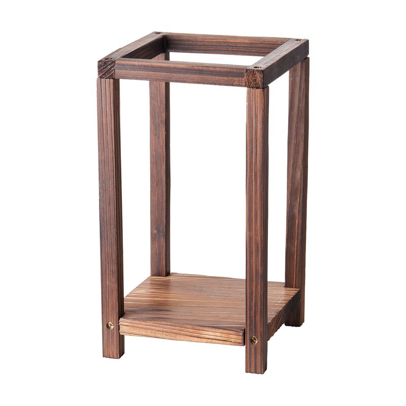 24 Piece Wooden Wedding Lantern Set, Cedar Wood Candle Holders for Table Decor image number 0