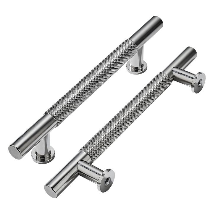 khtumeware 10 Pack 6 Inch(152mm) Drawer Handles Knurled Brushed Nickel Cabinet Pulls Drawer Pulls Kitchen Hardware Kitchen Handl
