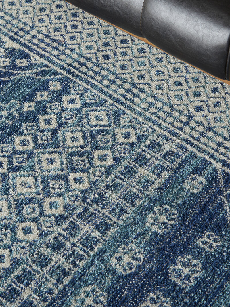 Passion PSN27 Navy/Blue 5'3" x 7'3" Rug image number 8