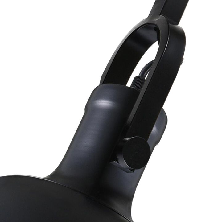 Strum 1 Light Down Pendant With Black Finish