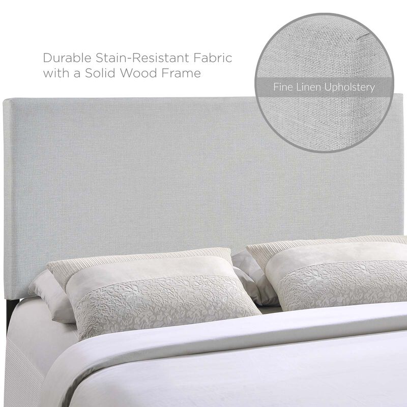 Modway - Region Full Upholstered Fabric Headboard Sky Gray image number 5