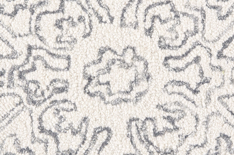 Belfort 8778F White/Gray 5' x 8' Rug