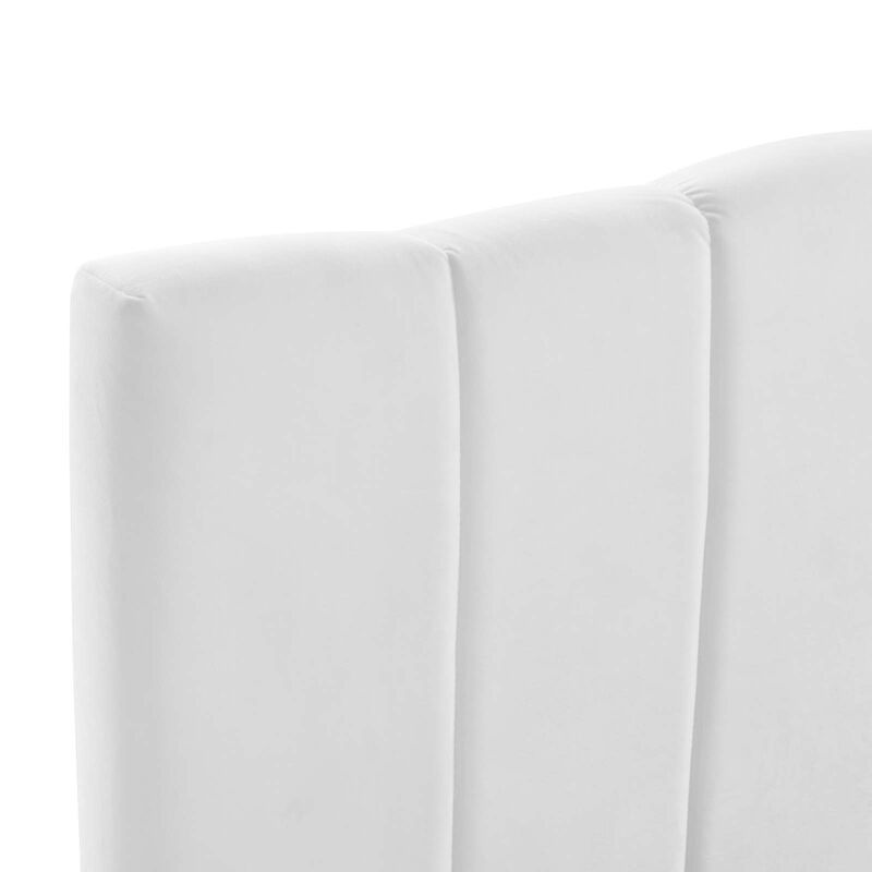 Camilla Channel Tufted Full/Queen Performance Velvet Headboard image number 2