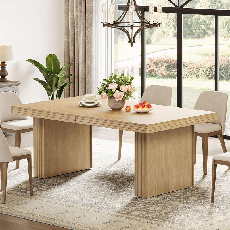 63" Dining Table Seats 6 image number 5