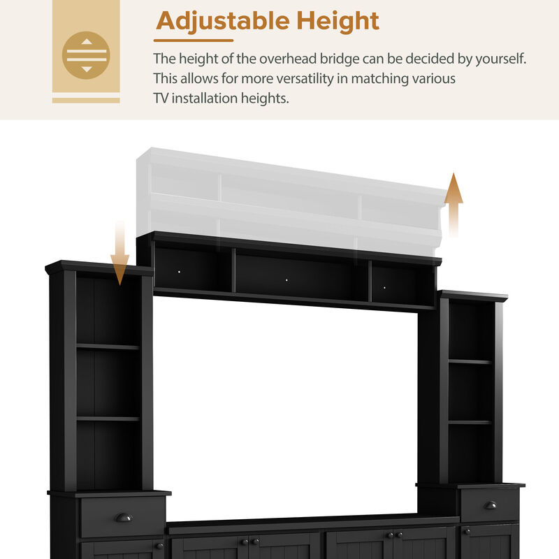 Jitfid  Ample Storage Space TV Stand image number 3