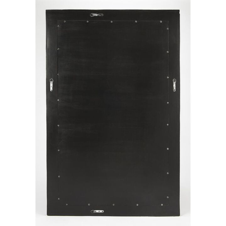 Butler Specialty Eternity Bone Inlay Wall Mirrored, Black and White