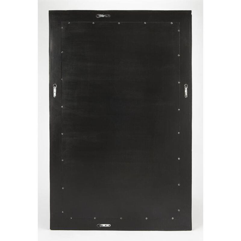 Butler Specialty Eternity Bone Inlay Wall Mirrored, Black and White image number 1