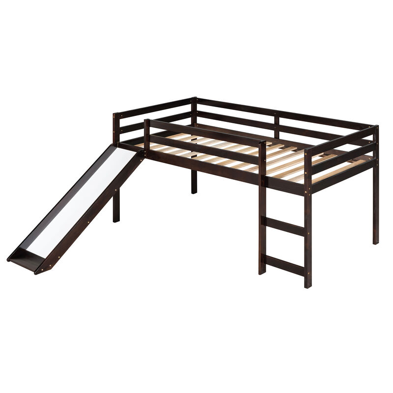 Merax Loft Bed with Slide image number 5