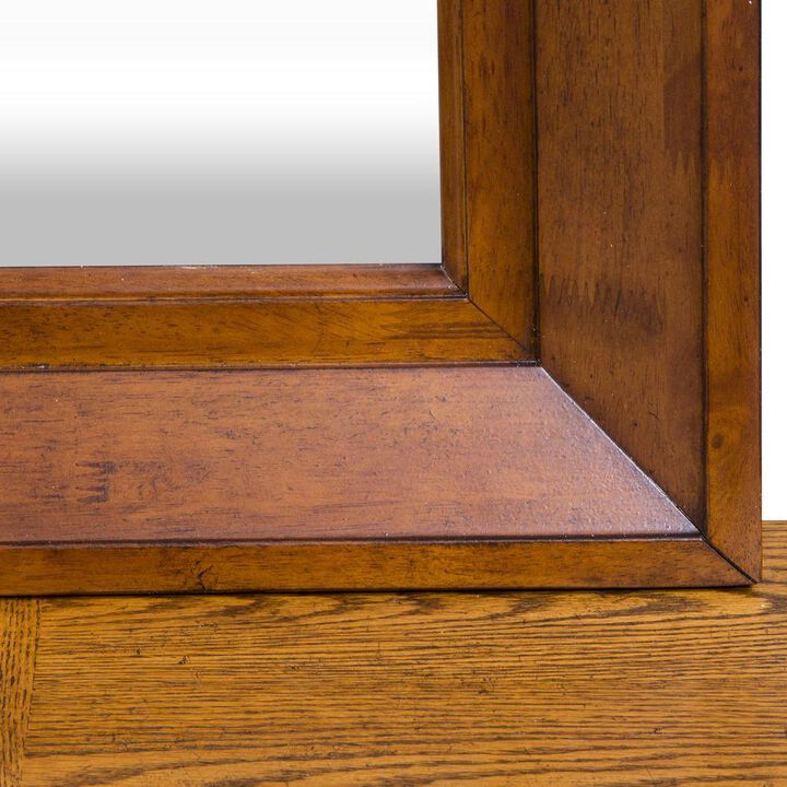 Liberty Furniture Grandpas Cabin Mirror in Aged Oak