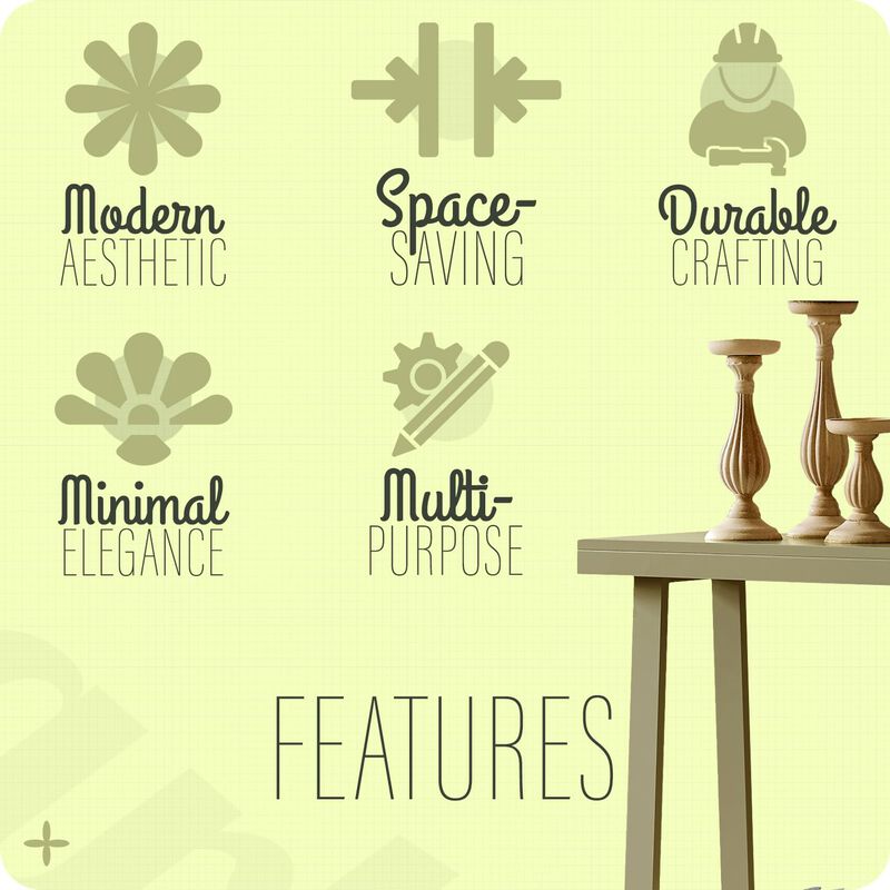 Kings Brand Furniture Emma Narrow Console Table with Lower Shelf Perfect for Sofa Table