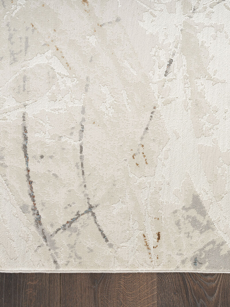 Desire DSR04 Ivory/Gray/Blue 5'3" x 7'3" Rug