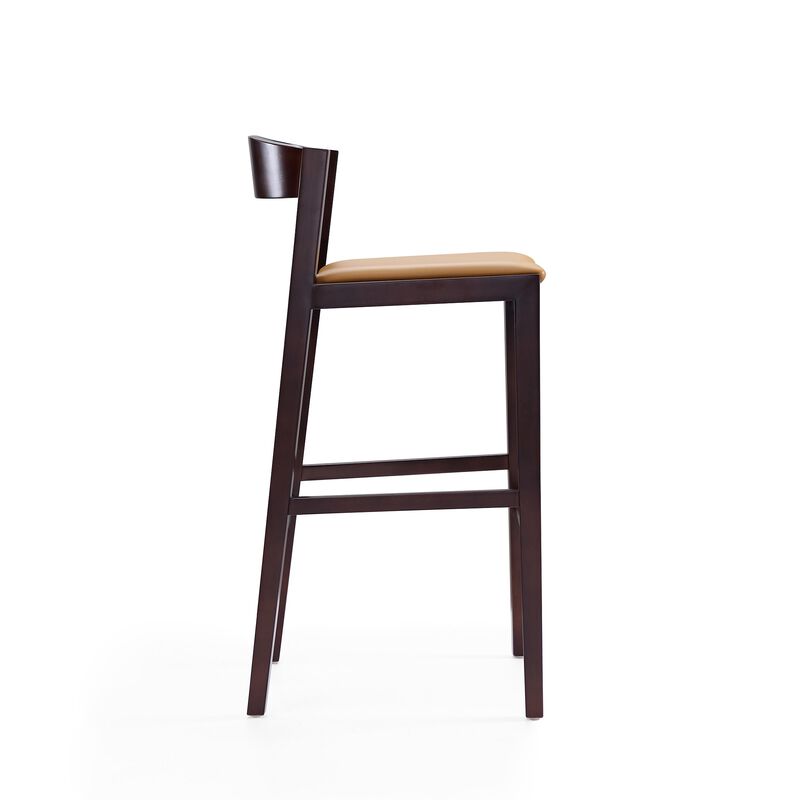 Klismos Tan Bar Stool
