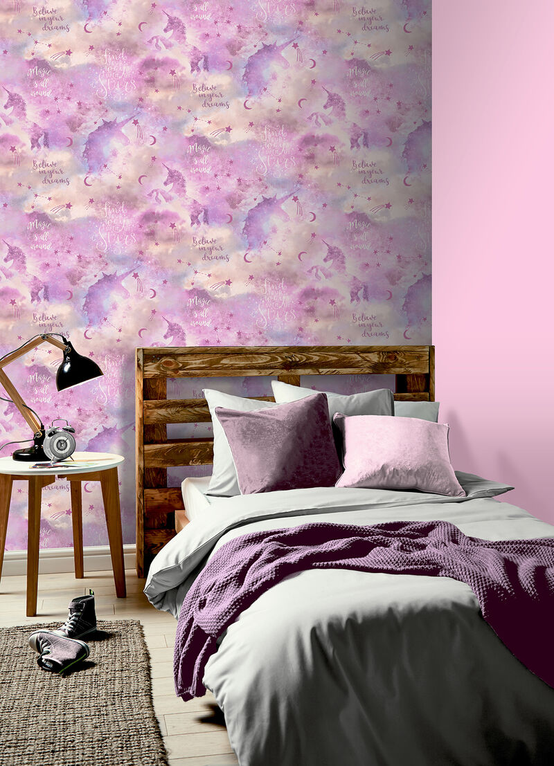 Xena Pink Galaxy Unicorn Wallpaper image number 2