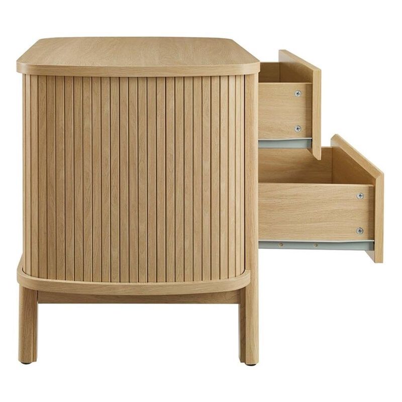 Cadence Fluted 2-Drawer Nightstand image number 6