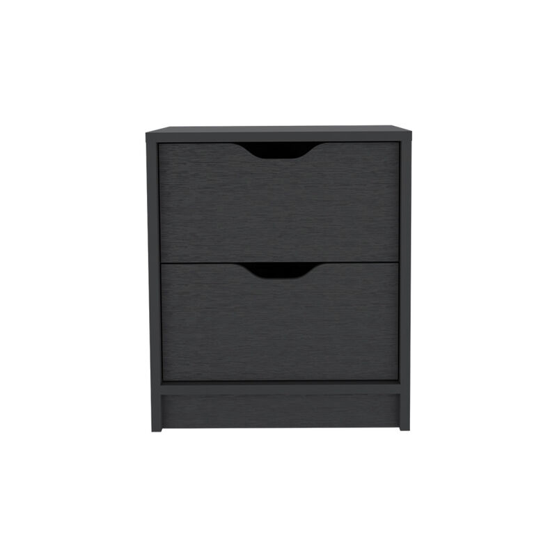 Streamdale Nightstand Gandu, Two Drawers, Wengue Finish image number 2