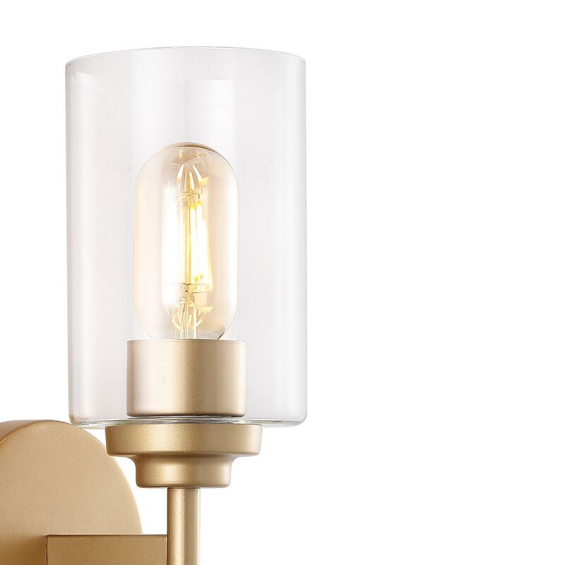 Juno Farmhouse Industrial Iron Cylinder LED Sconce