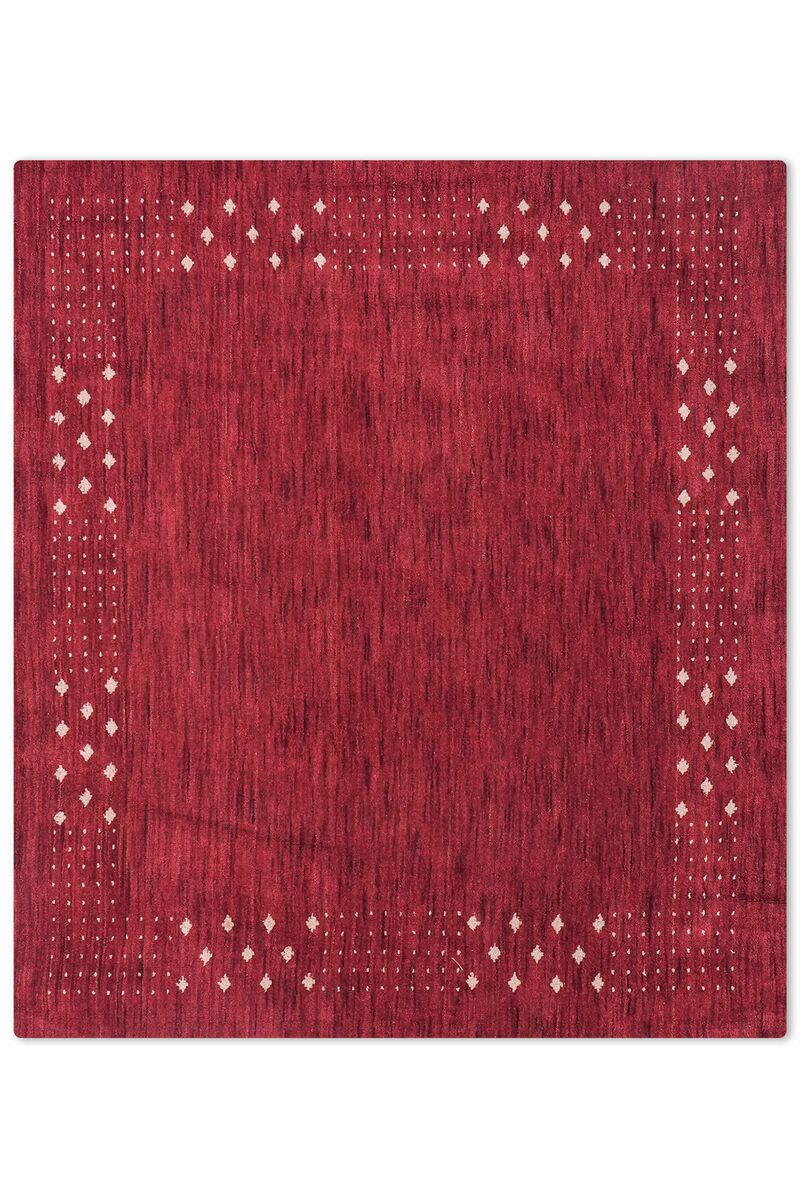 RUGSOTIC CARPETS HAND KNOTTED LOOM WOOL ECO-FRIENDLY AREA RUGS  - Contemporary Modern Design, High Pile Handmade Anti Skid Area Rugs for Living Room, Bed Room (L00530) image number 0