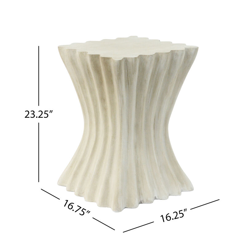 Merax Archaistic Wavy Side Table