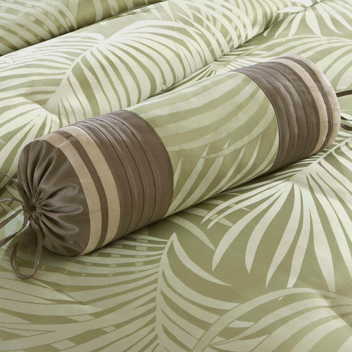 Gracie Mills Hipolito 7-Piece Botanical Comforter Set