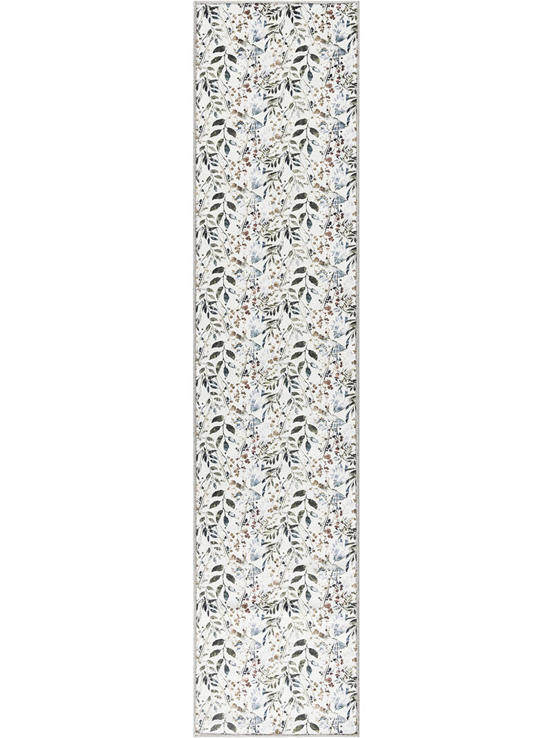 Nourison Washables NWB05 Ivory/Multicolor 2'2" x 8' Rug image number 0