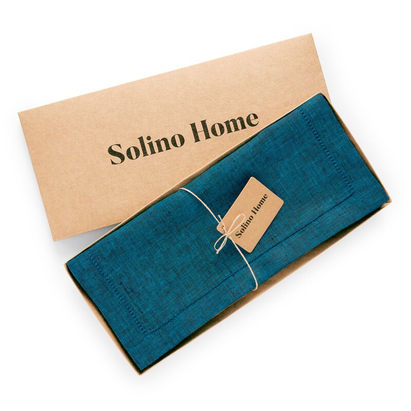 Solino Home 100% Pure Linen Table Runner - Milan