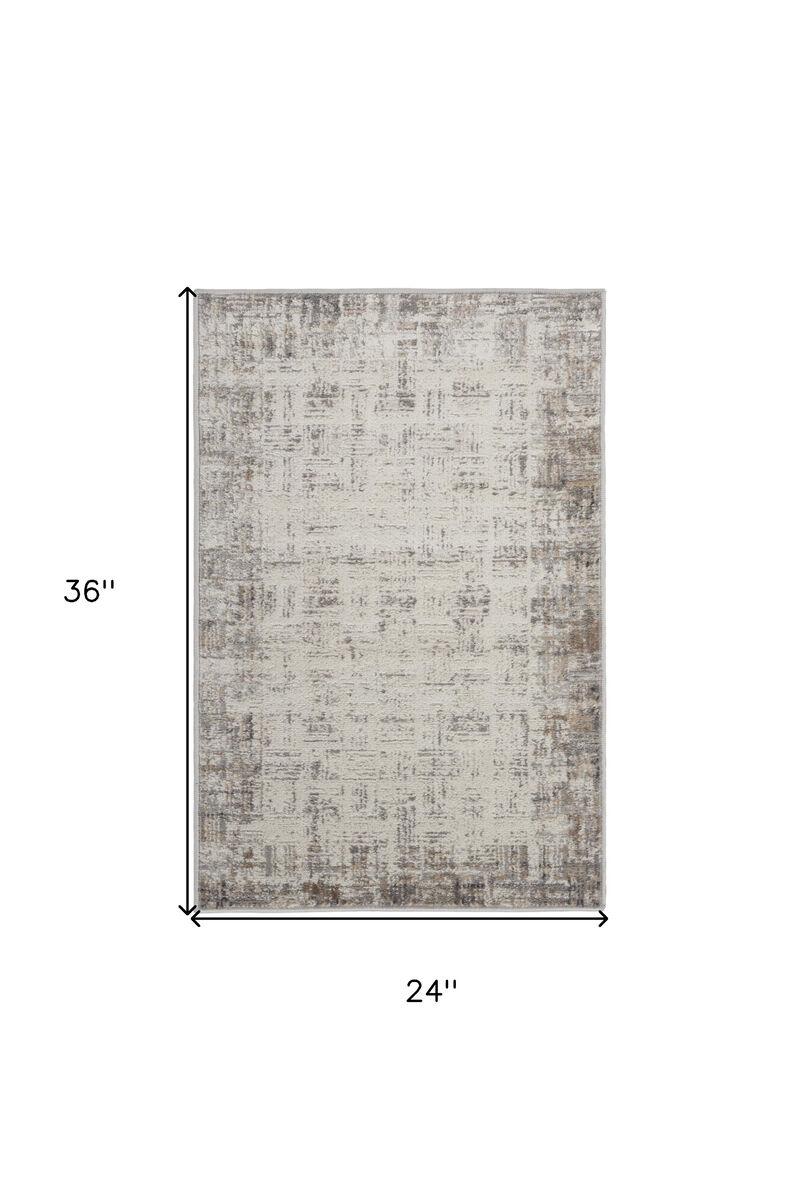 HomeRoots Abstract Area Rug image number 3