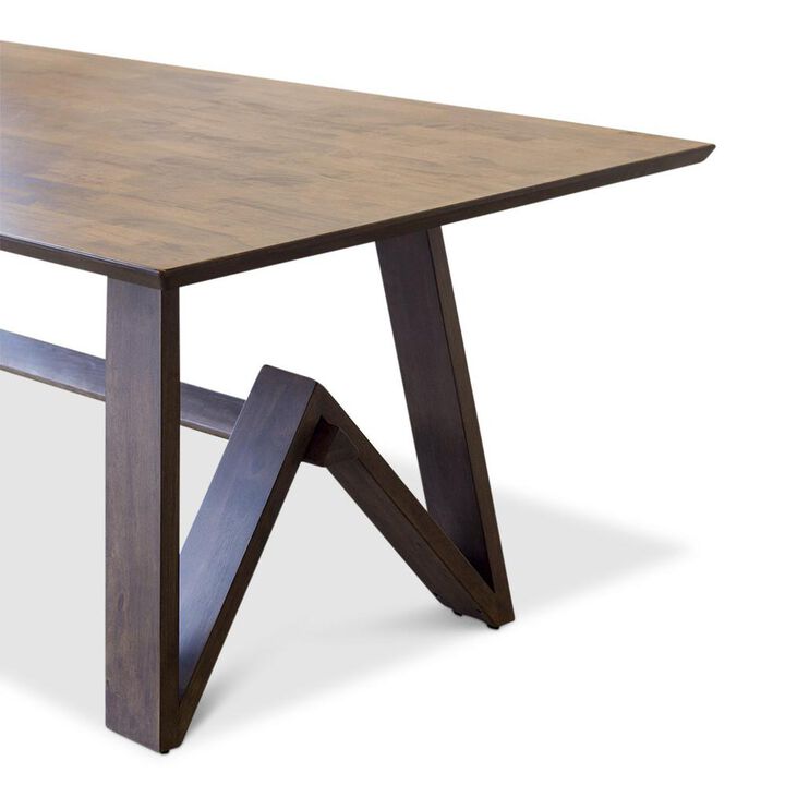 Ashcroft Furniture Co Trimont 78 Solid Wood Dining Table