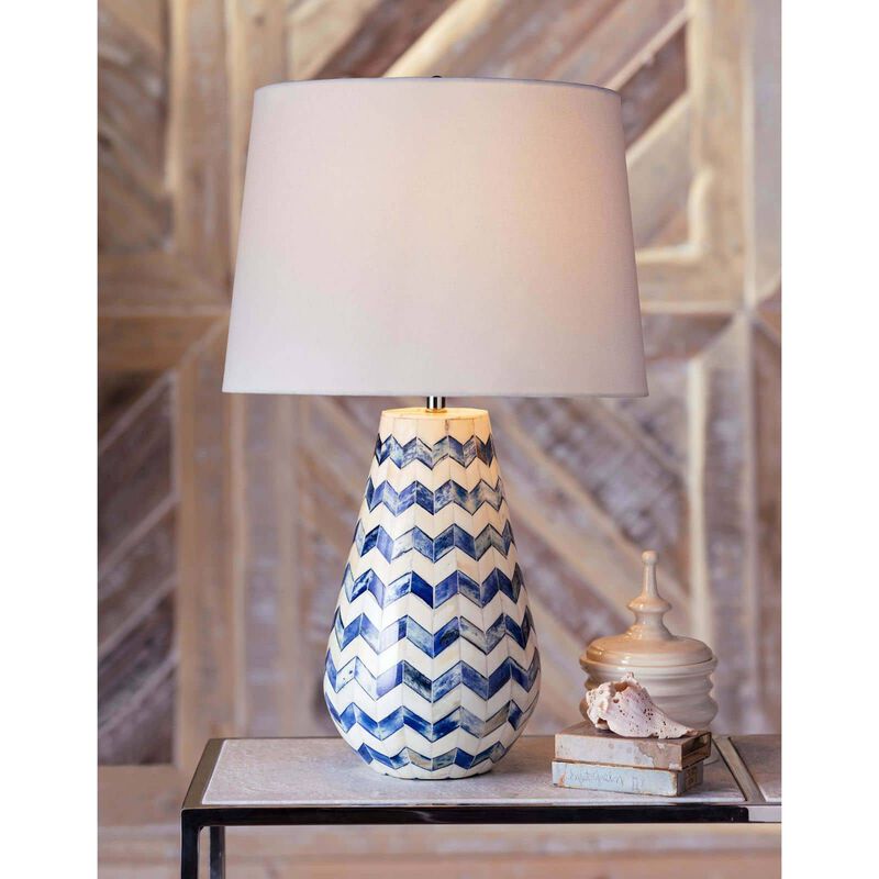 Cassia Chevron Table Lamp