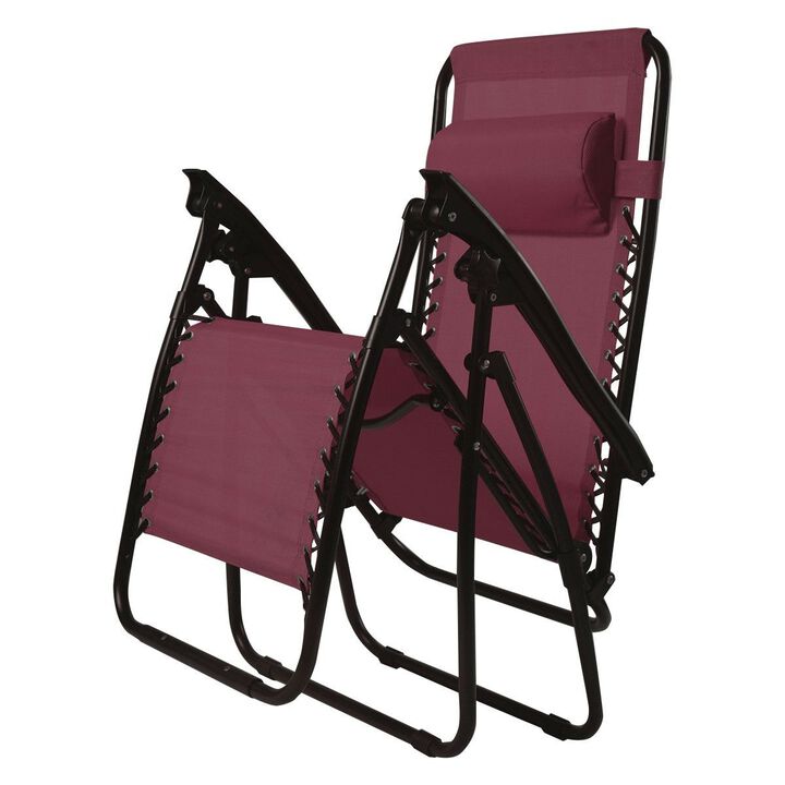 Set of 2 Folding Outdoor Zero Gravity Lounge Chairs for Ultimate Comfort and Relaxation