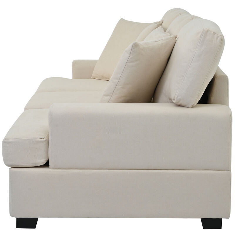 U_STYLE 3 Seat Sofa with Removable Back