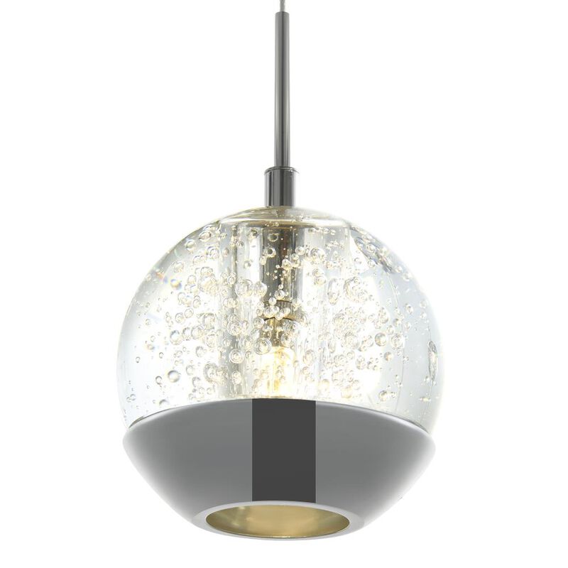 Perrier 1 Light Down Mini Pendant With Chrome Finish