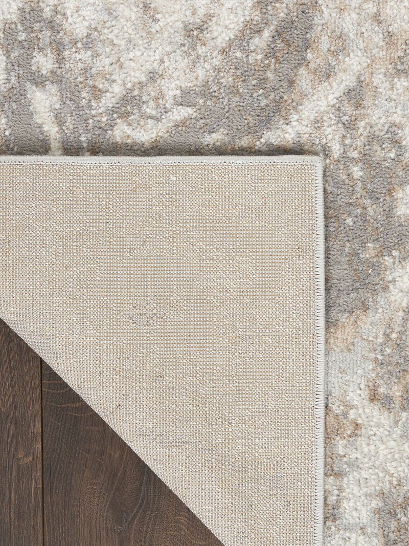 Elation ETN02 Ivory/Gray 4' x 6' Rug