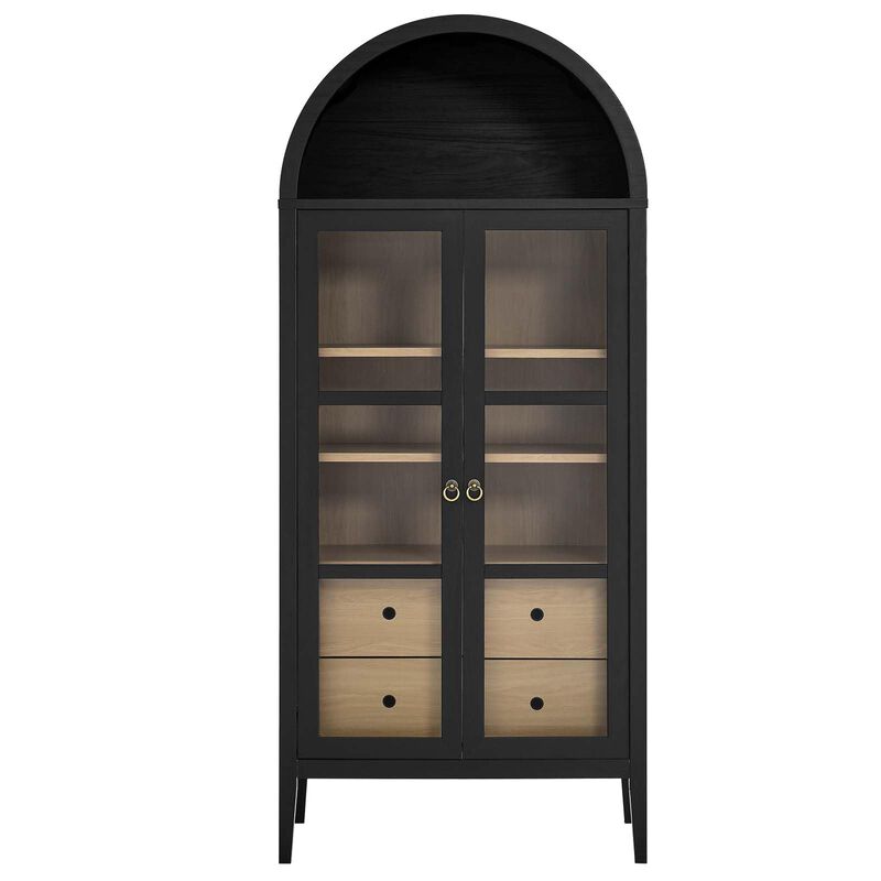 Nolan Tall Arched Storage Display Cabinet image number 4
