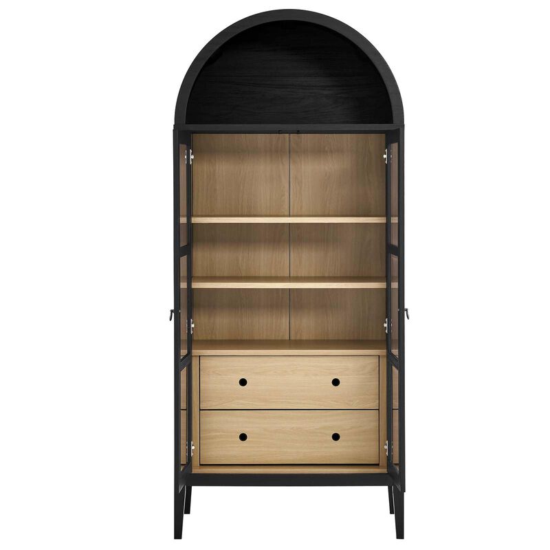 Nolan Tall Arched Storage Display Cabinet image number 5