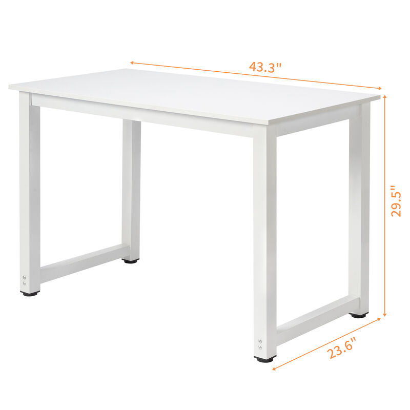 110cm MDF Computer Desk &ndash; Modern Workstation with Triamine Steel Feet for Home or Office image number 3