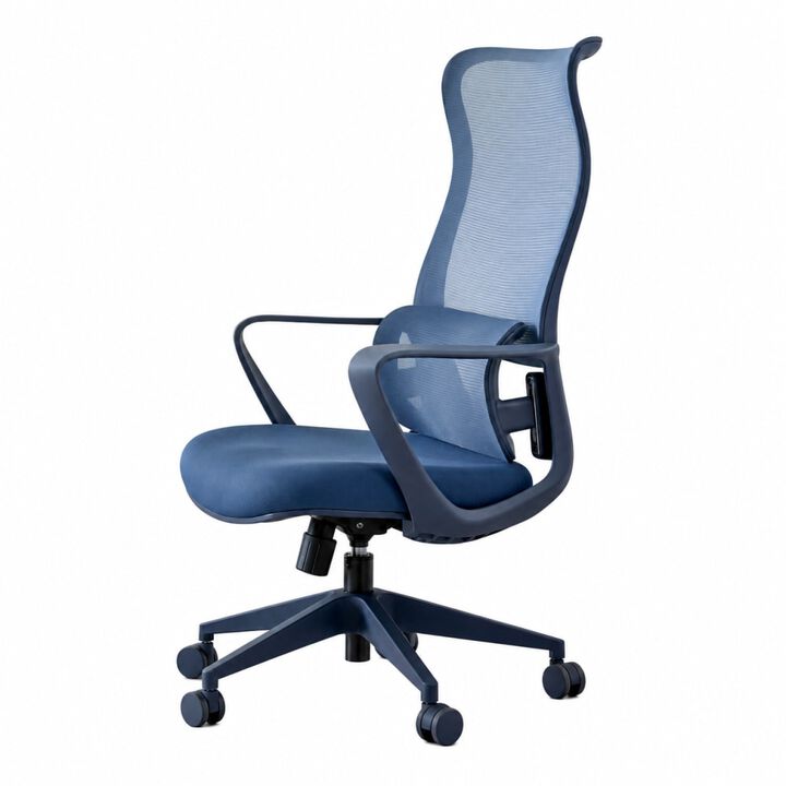 GOODSILO Ergonomic High Back Breathable Mesh Office Chair 350LBS Capacity with Adjustable Lumbar Support Integrated Molded Foam Fireproof Seat Cushion for Home Office