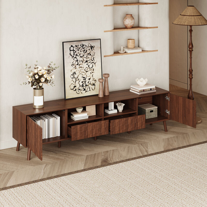 TATEUS 78inch Modern TV Stand image number 5