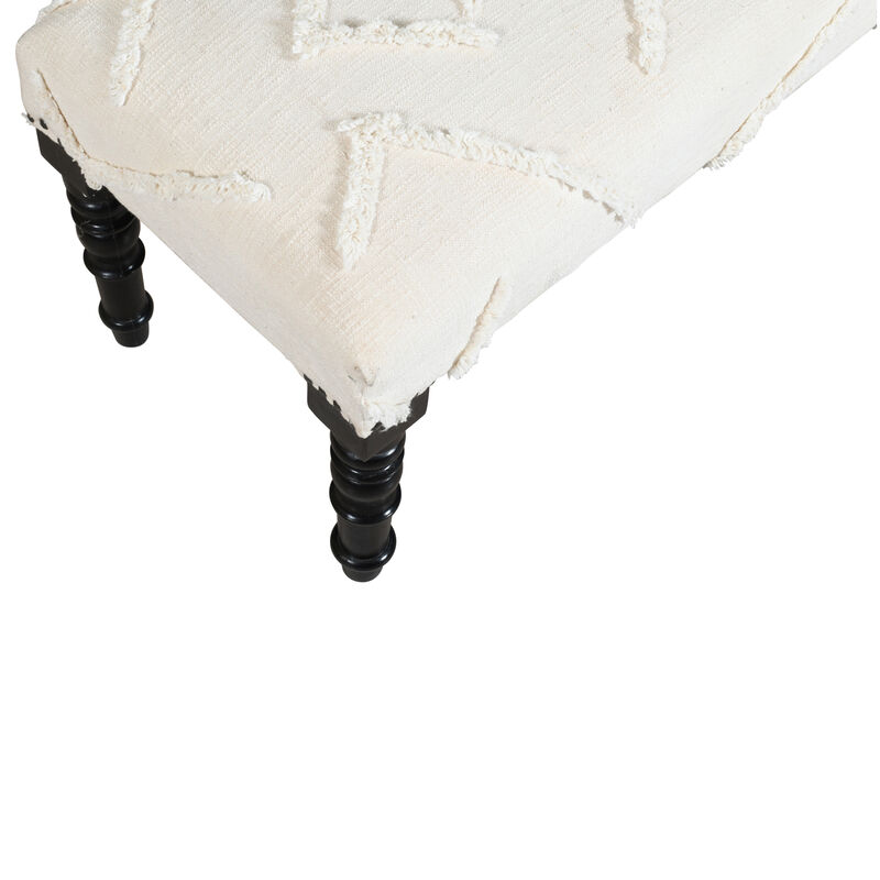 Aurora Contemporary Upholstered Accent Bench image number 3