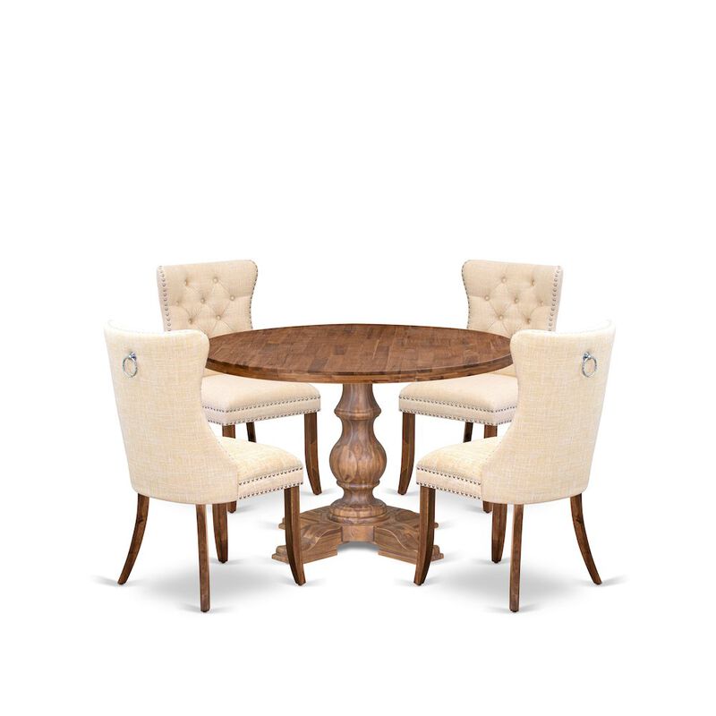 5-Piece Kitchen Set In Light Beige Color