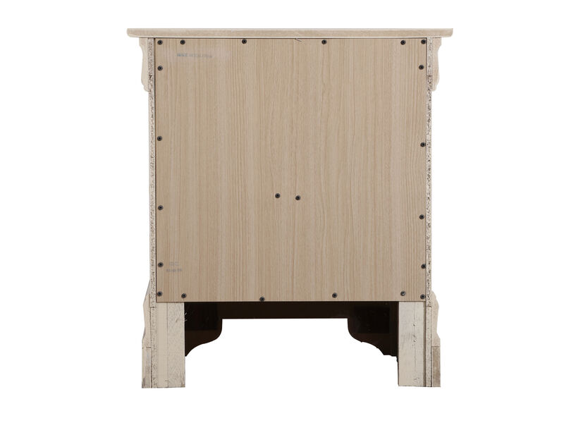 Louis Philippe 2-Drawer Nightstand (24 in. H X 22 in. W X 16 in. D)