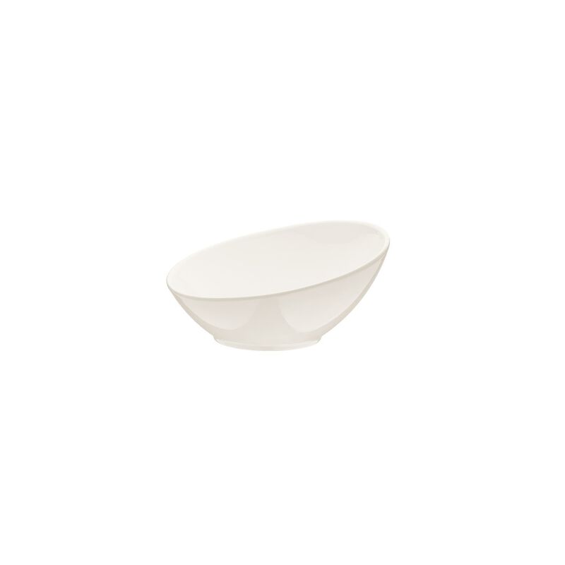 Gourmet dia.8.75" h:3" 29 oz. Round Warm White Porcelain Bowl