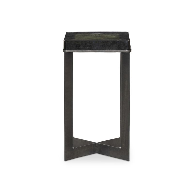 Lennie Cast Glass End Table