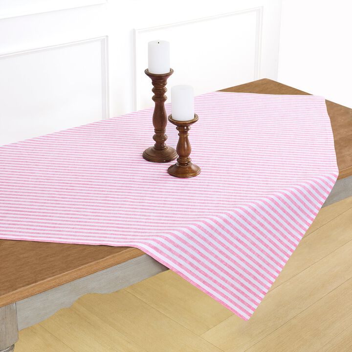 Linen Table Throw - Amalfi Stripe