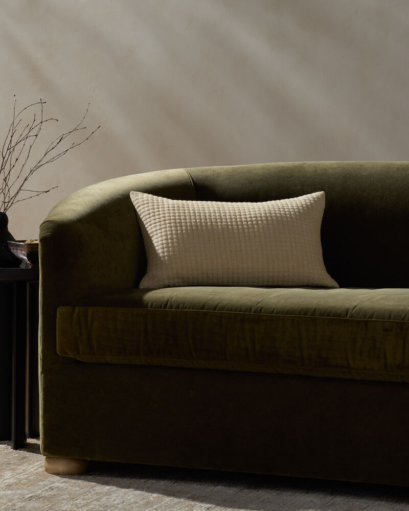 Christopher PJBR0002 Natural 13" x 21" Pillow with Down by Jeremiah Brent x Loloi