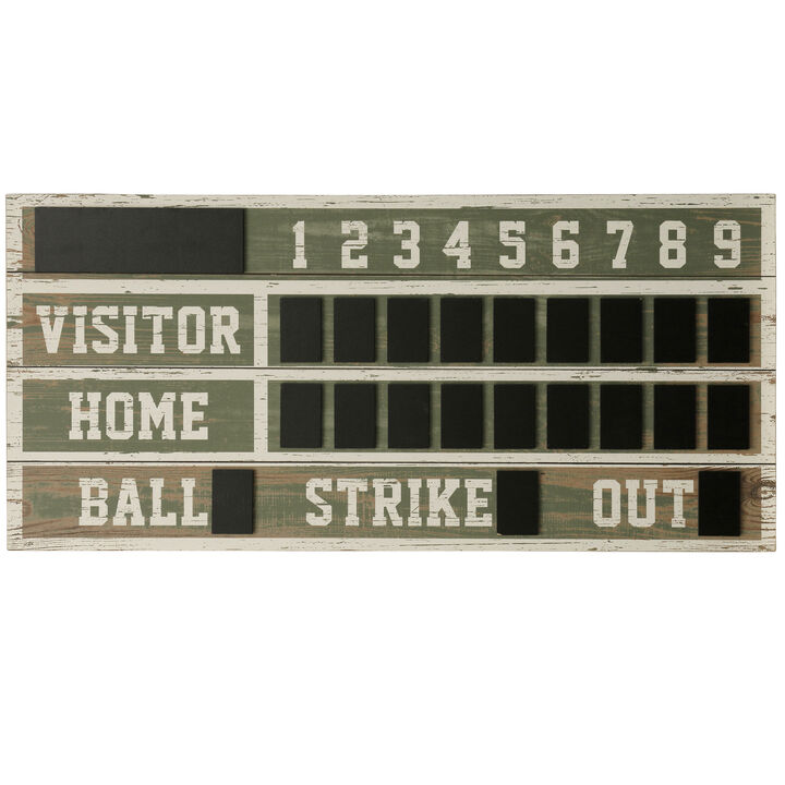 Old Ballpark Scoreboard