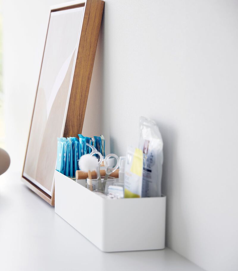 Slim Storage Box - Steel + Wood image number 4